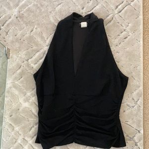 KAY CELINE  BLACK BLOUSE